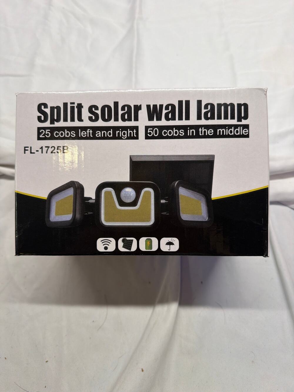 Split Solar Wall Lamp - 100 COB LED Outdoor Motion Sensor Security Light